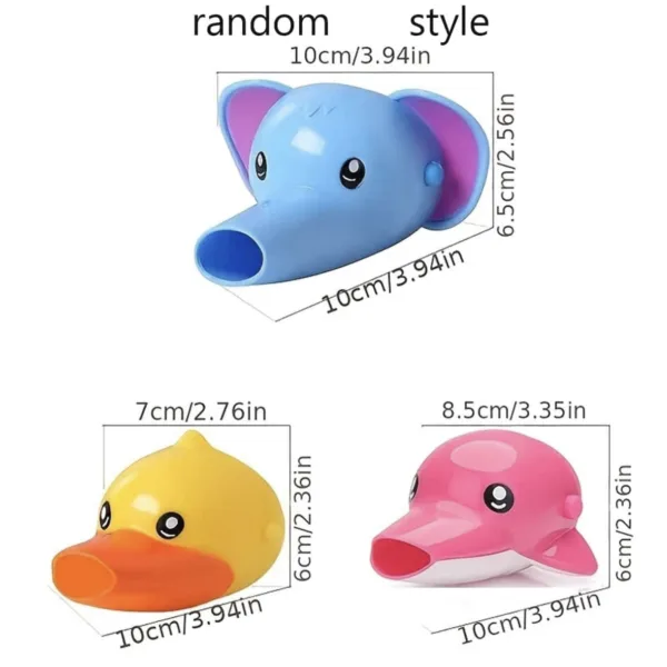 Extensor de Grifo en Forma de Ballena para Niños, pato